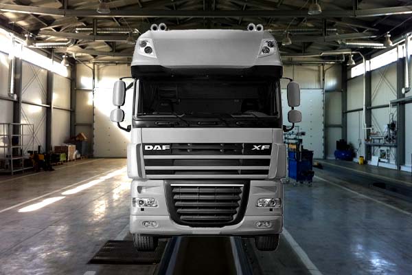 DAF XF / Установка топливных баков на полуприцеп - 1.200 литров